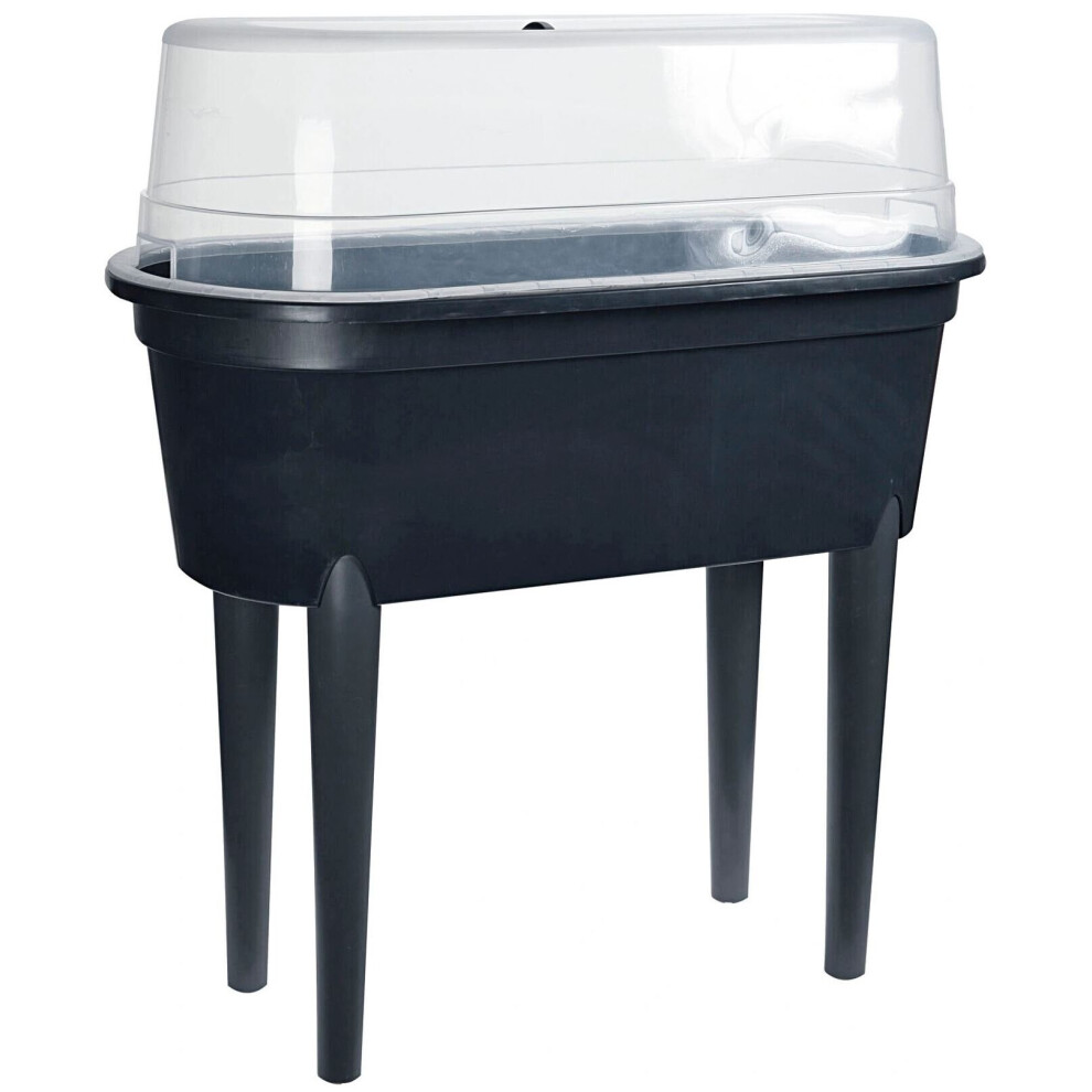 Mini Greenhouse Raised Planter With Cover Grow Table | Indoor Outdoor Propagation Planting Table | Standing Garden Veg Planter Green House