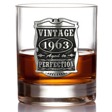 Copo de Whisky Vintage 1965 60º Aniversário - Presente Único Para Homens [VIN002]