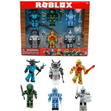 (Champion-With Box) Roblox Game Figma Oyuncak Champion Robot Mermaid Playset Action Mini Figure Toy