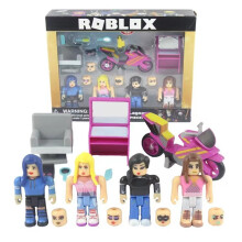 (Fashion Salon) Roblox Game Figma Oyuncak Champion Robot Mermaid Playset Action Mini Figure Toy