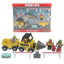(BLASTING ENGINEERING) Roblox Game Figma Oyuncak Champion Robot Mermaid Playset Action Mini Figure Toy