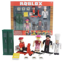 (High school doll) Roblox Game Figma Oyuncak Champion Robot Mermaid Playset Action Mini Figure Toy