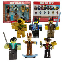 (Legend of Roblox-With Box) Roblox Game Figma Oyuncak Champion Robot Mermaid Playset Action Mini Figure Toy