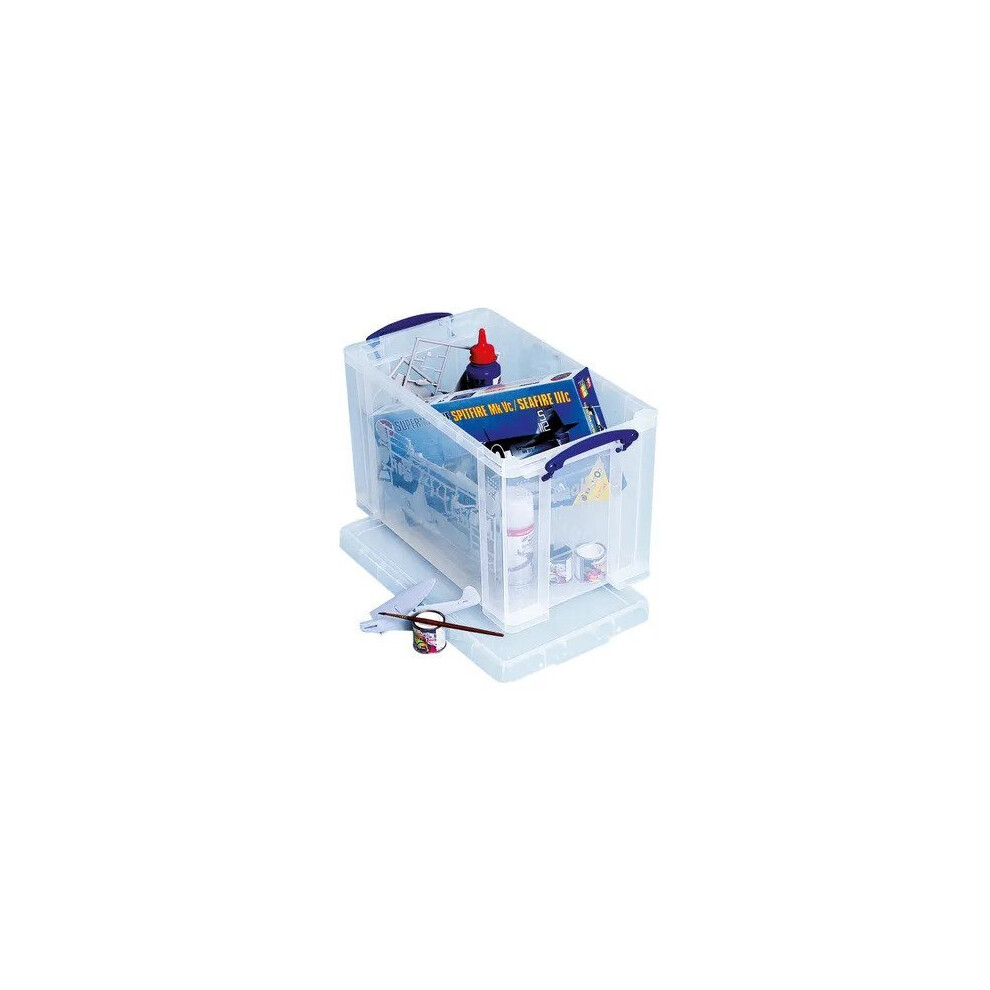 Really Useful 24L Plastic Storage Box With Lid