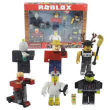 (Master doll) Roblox Game Figma Oyuncak Champion Robot Mermaid Playset Action Mini Figure Toy