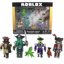 (Pirate duel) Roblox Game Figma Oyuncak Champion Robot Mermaid Playset Action Mini Figure Toy