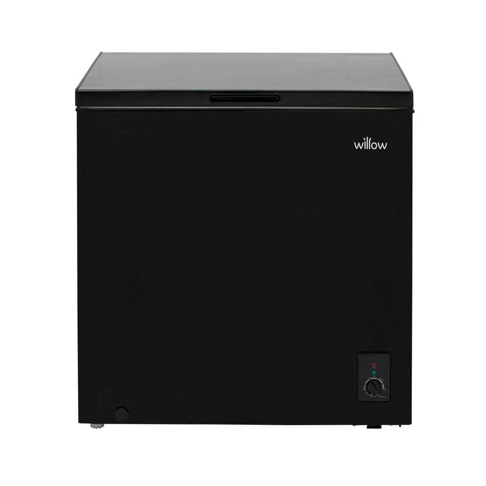 WILLOW W198CFB 199L Chest Freezer in Black