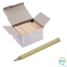 (1) HB HALF PENCILS School GOLF Games Mini Pencil Wood Small POCKET SIZE Hexagon UK