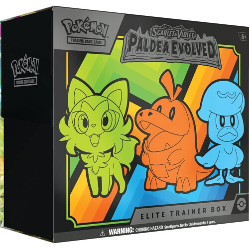 Pokémon Pokιmon TCG: Escarlata y Violeta - Paldea Evolved Elite Trainer Box