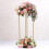 Living And Home (60cm) Gold Rectangular Flower Table Stand Centrepiece Pedestal Wedding Decor 40-100cm 1