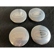 Range Rover L405 Silver 63Mm Land Rover Alloy Wheel Centre Caps 4pcs