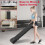 (Black, With Mat) Under Desk Electric Treadmill 7
