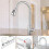 Stainless Steel Kitchen Taps Sink Mixer Pull Out Spray Single Faucet 6