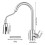 Stainless Steel Kitchen Taps Sink Mixer Pull Out Spray Single Faucet 2