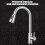 Stainless Steel Kitchen Taps Sink Mixer Pull Out Spray Single Faucet 4