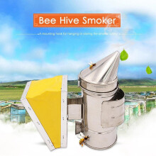 Bee Hive Smoker Bee Keeper Smoker Stainless Steel Heat Chamber Equipment