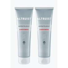 ALTRUIST. Dermatologist Sunscreen SPF 50 Superior 5-star UVA protection by Dr Andrew Birnie one pack with 2 tubes (100ml x 2 tubes)