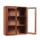 Living And Home Rustic Wood Desktop Storage Organizer with 2 Doors 6