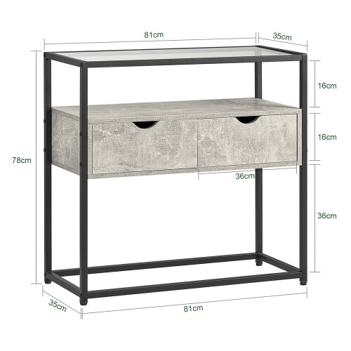 SoBuy FSB54-HG, Console Table Hall Table Living Room Table Sofa Table 2