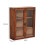 Living And Home Rustic Wood Desktop Storage Organizer with 2 Doors 5