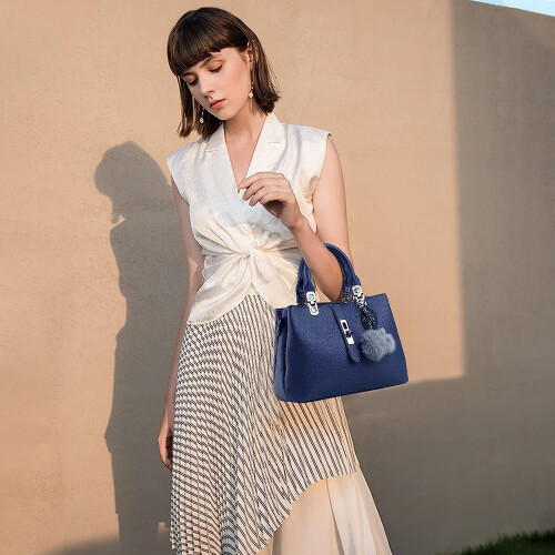 (Blue) Womens Handbag Fashion Ladies Shoulder Bag 1