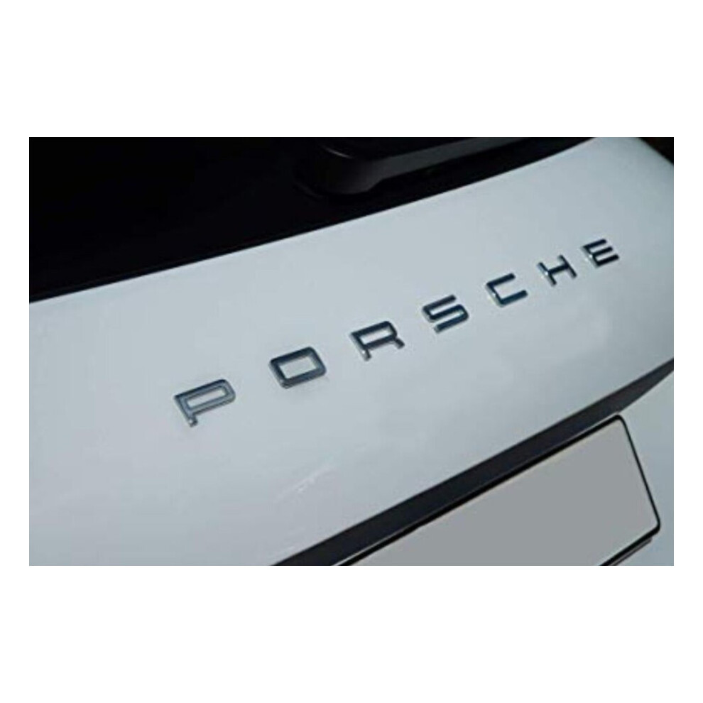 Newjass Porsche Lettering Rear Badge Emblem For 911 Carrera Cayenne Turbo Gt3