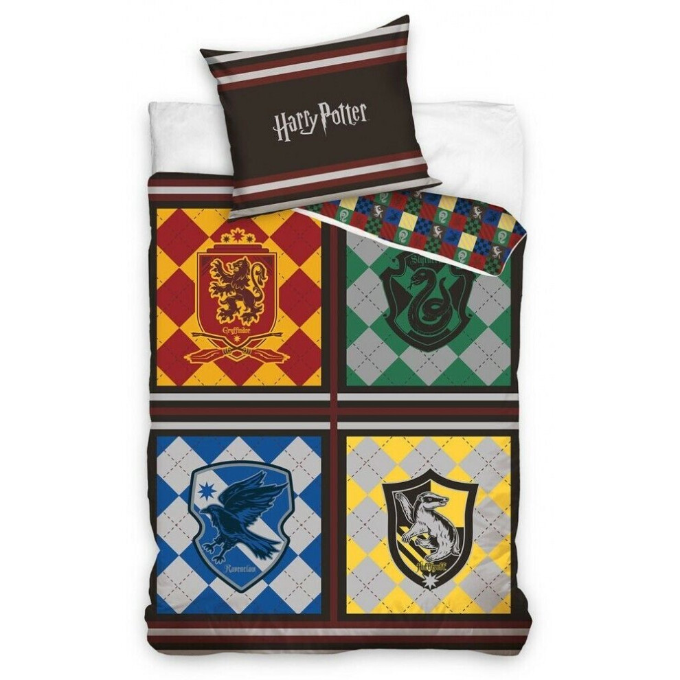 Harry Potter Hogwarts Duvet Cover Set 140 x 200 cm 100% COTTON