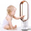 Bladeless 16-Inch Tower Fan with UK Plug, Remote Control, Quiet Oscillation, 40W, Timer 1