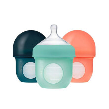Boon Nursh Slow Flow Rate Baby Feeding Bottle 4 oz. For 0+ Months