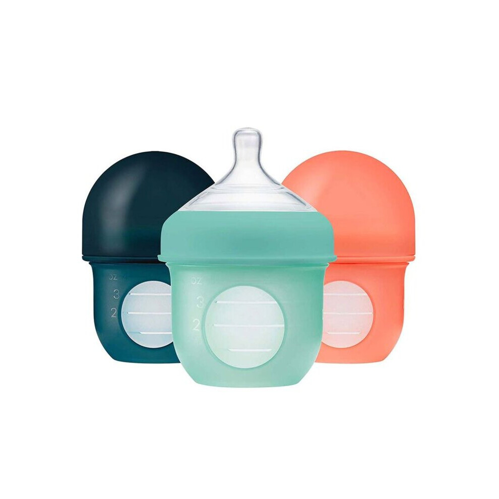Boon Nursh Slow Flow Rate Baby Feeding Bottle 4 oz. For 0+ Months