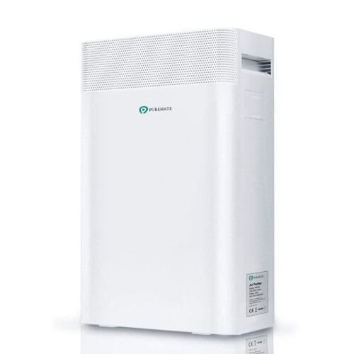 PUREMATE 5 in1 Air Purifier with Ioniser and Sleep Mode - True HEPA Filter & Active Carbon, Removes Germs & Viruses, Allergies & Asthma, Pollen, Dust, Smoke