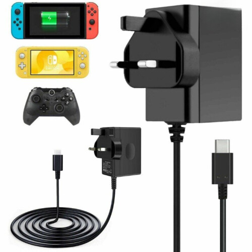 Charger For Nintendo Switch/Lite Pro Adapter USB Type C Power Supply