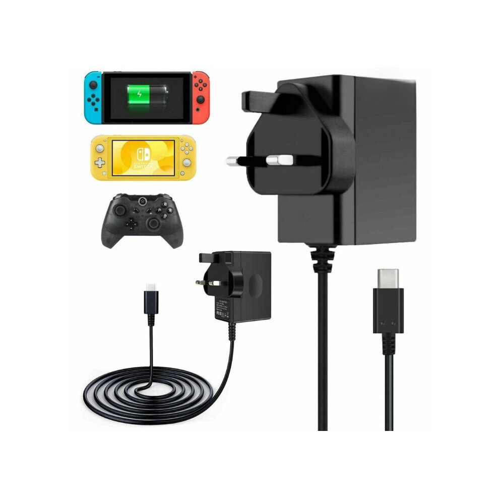 Charger For Nintendo Switch/Lite Pro Adapter USB Type C Power Supply