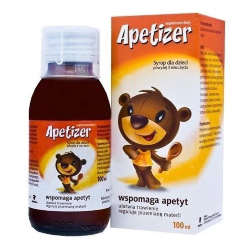 APETIZER JUNIOR Orange Syrup for Kids Supports Appetite 100ml