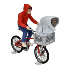 E.T. 40th Anniversary Elliot & E.T. on Bicycle 7" Scale Figure NECA