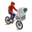 NECA E.T. 40th Anniversary Elliot & E.T. on Bicycle 7" Scale Figure NECA 1