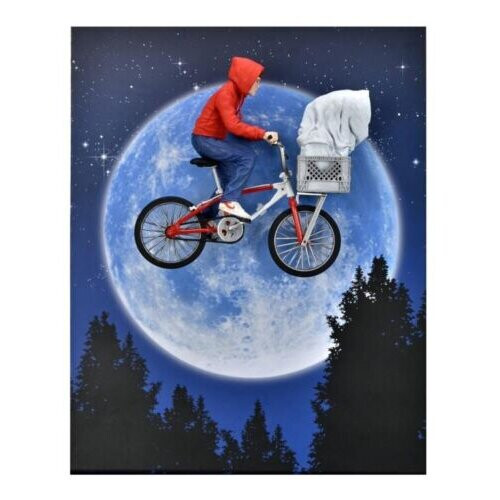NECA E.T. 40th Anniversary Elliot & E.T. on Bicycle 7" Scale Figure NECA 1