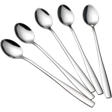 Stainless Steel Long Handle Ice Tea Spoons, 6 Pieces