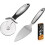 2 Pack Pizza Knife Non-Slip Stainless Steel Pizza Slicer 2