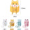 Adhesive Washbasin Hook Cute Animal Waterproof Antirust Reusable 3