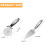 2 Pack Pizza Knife Non-Slip Stainless Steel Pizza Slicer 3