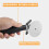 2 Pack Pizza Knife Non-Slip Stainless Steel Pizza Slicer 4