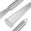 Stainless Steel Ball Wire Egg Whisk Set (10" & 12") 4