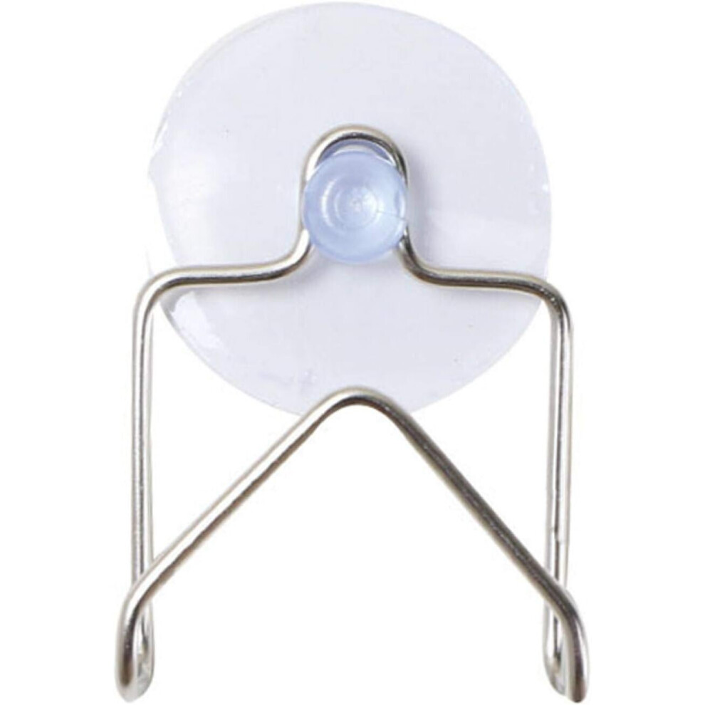 Gopatriot Memory Stainless Steel Kitchen Sink Sponge Holder With Suction Cups (Size: 7.4Cm X 6Cm)