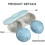 Microwave Egg Poacher Egg Maker Poached Egg Steamer Kitchen Gadget (Blue) 4