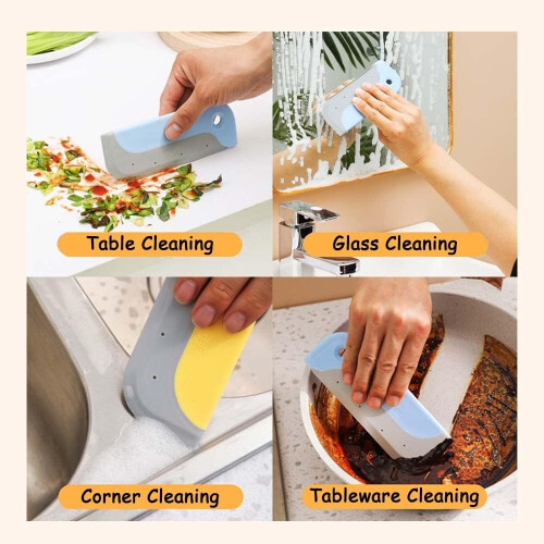 Kitchen sink squeegee for windows, mirrors, bathroom glass 2
