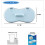 Microwave Egg Poacher Egg Maker Poached Egg Steamer Kitchen Gadget (Blue) 5