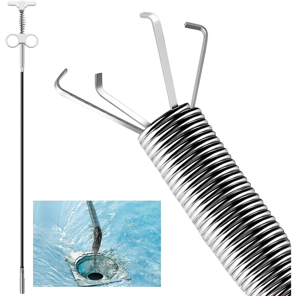 Gopatriot Memory Flexible Sink Grabber Reaching Tool With 4 Paws Retractable (35.4 Inches)