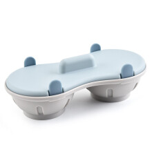 Microwave Egg Poacher Egg Maker Poached Egg Steamer Kitchen Gadget (Blue)