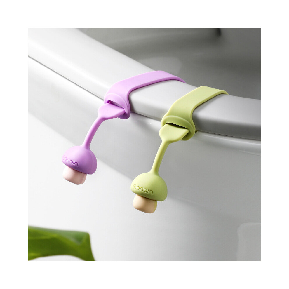 Toilet Lid Lifter, Silicone Toilet Lid Seat Lifter Handle Bathroom Accessories 9779937053298